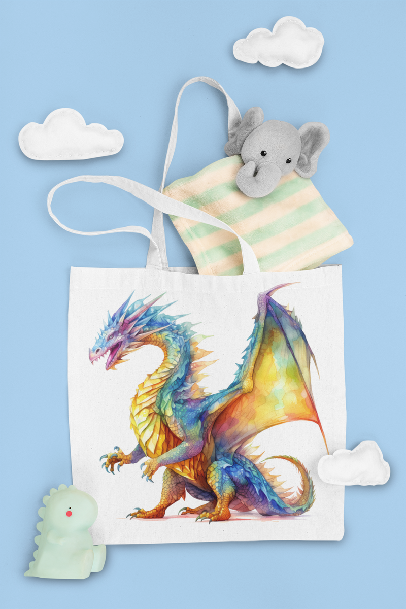 Rainbow Dragon Clipart - CraftNest