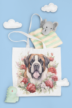 Floral Dogs Clipart - CraftNest