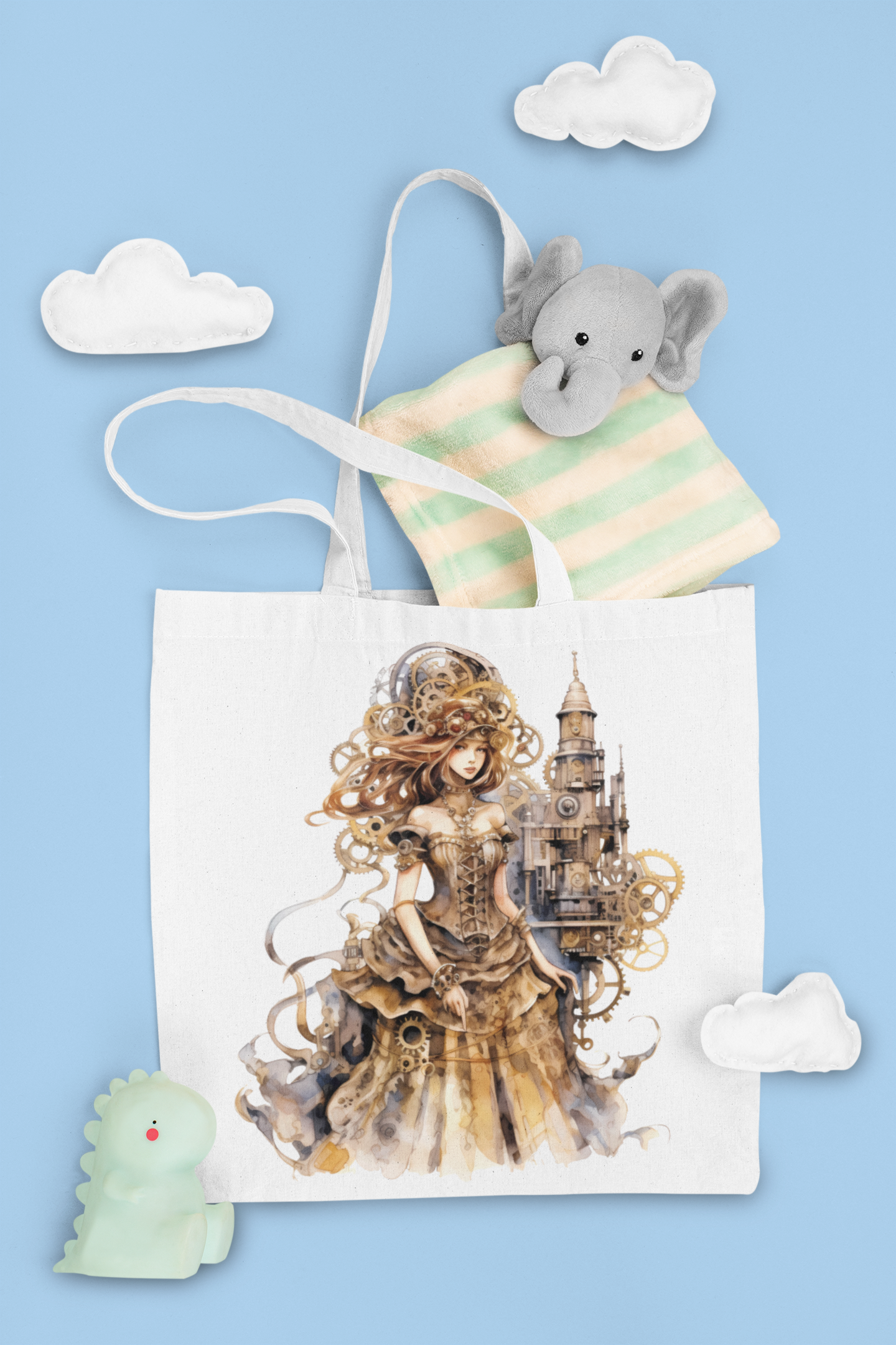 Steampunk Princess Clipart - CraftNest