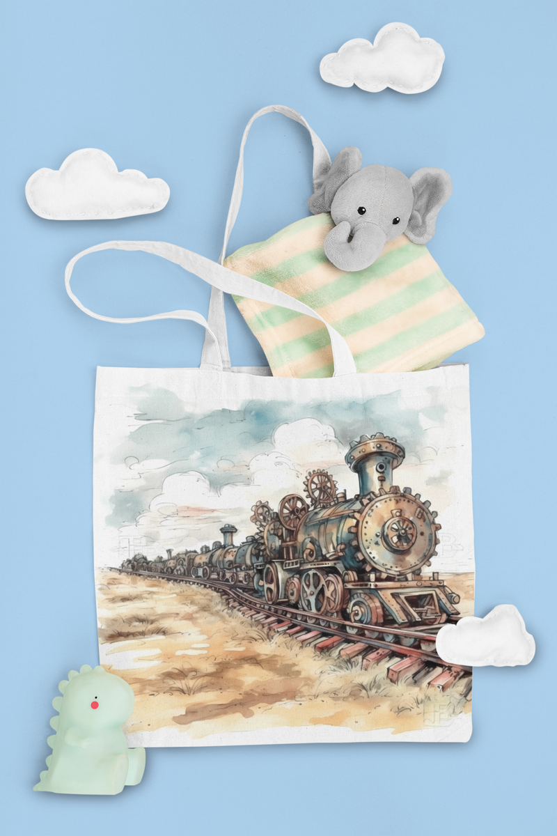 Steampunk Train World Clipart - CraftNest