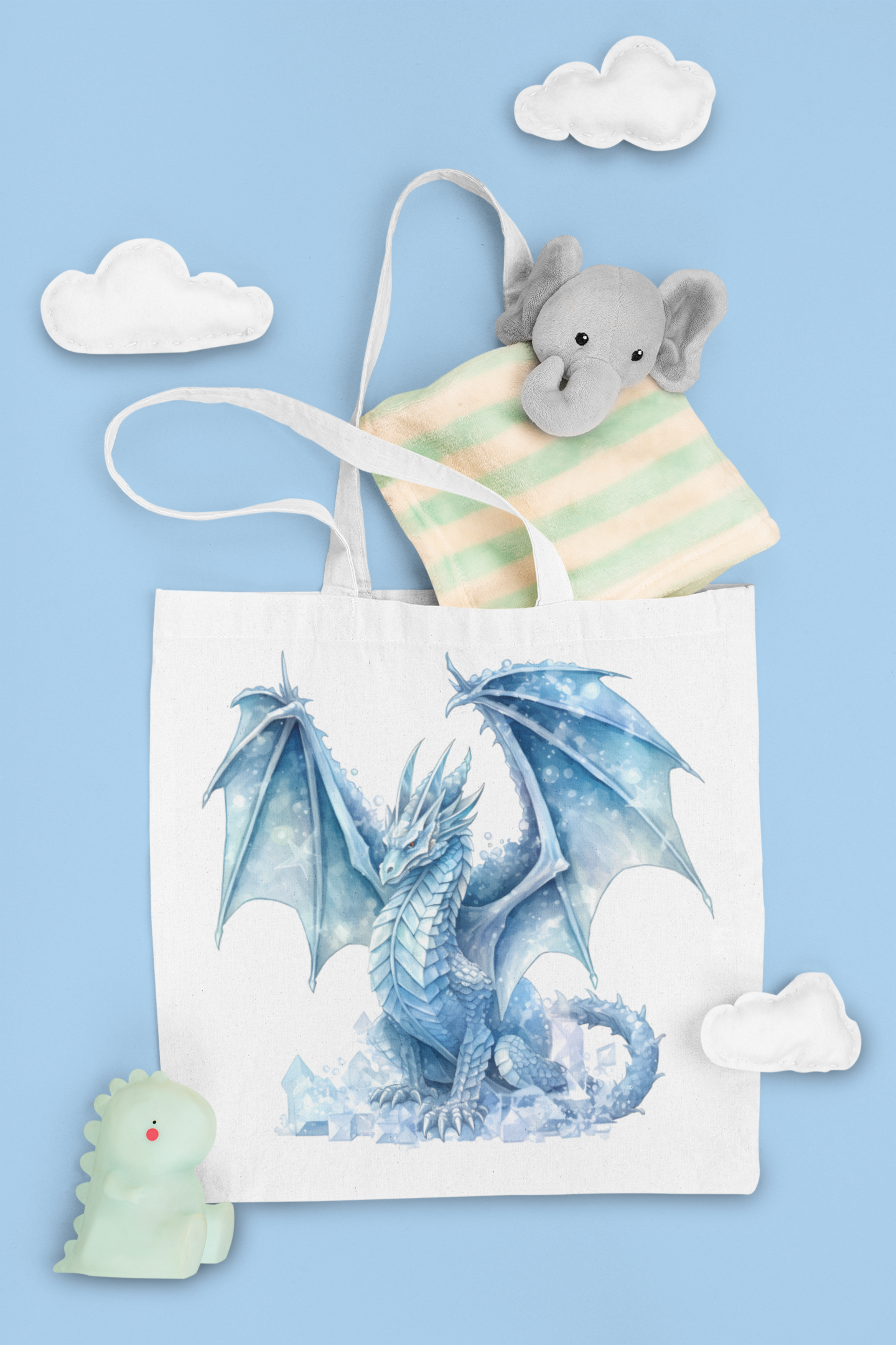 Ice Dragon Clipart - CraftNest