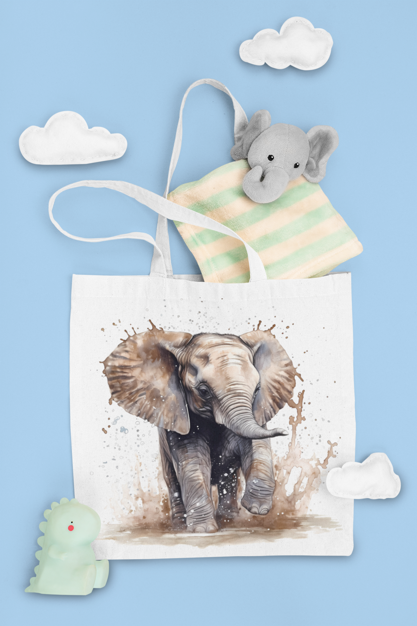 Baby Elephant Clipart - CraftNest