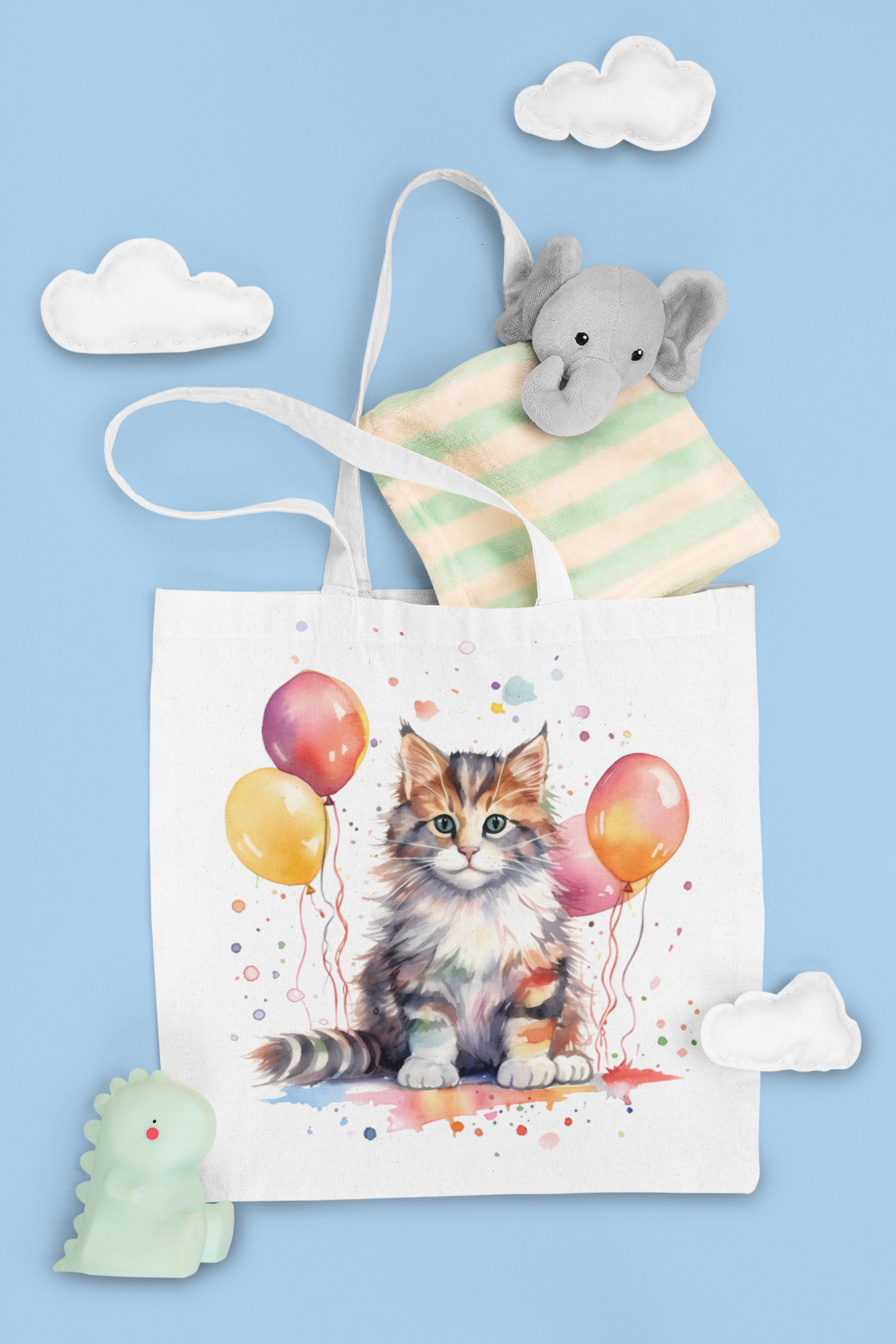 Birthday Cats Clipart - CraftNest