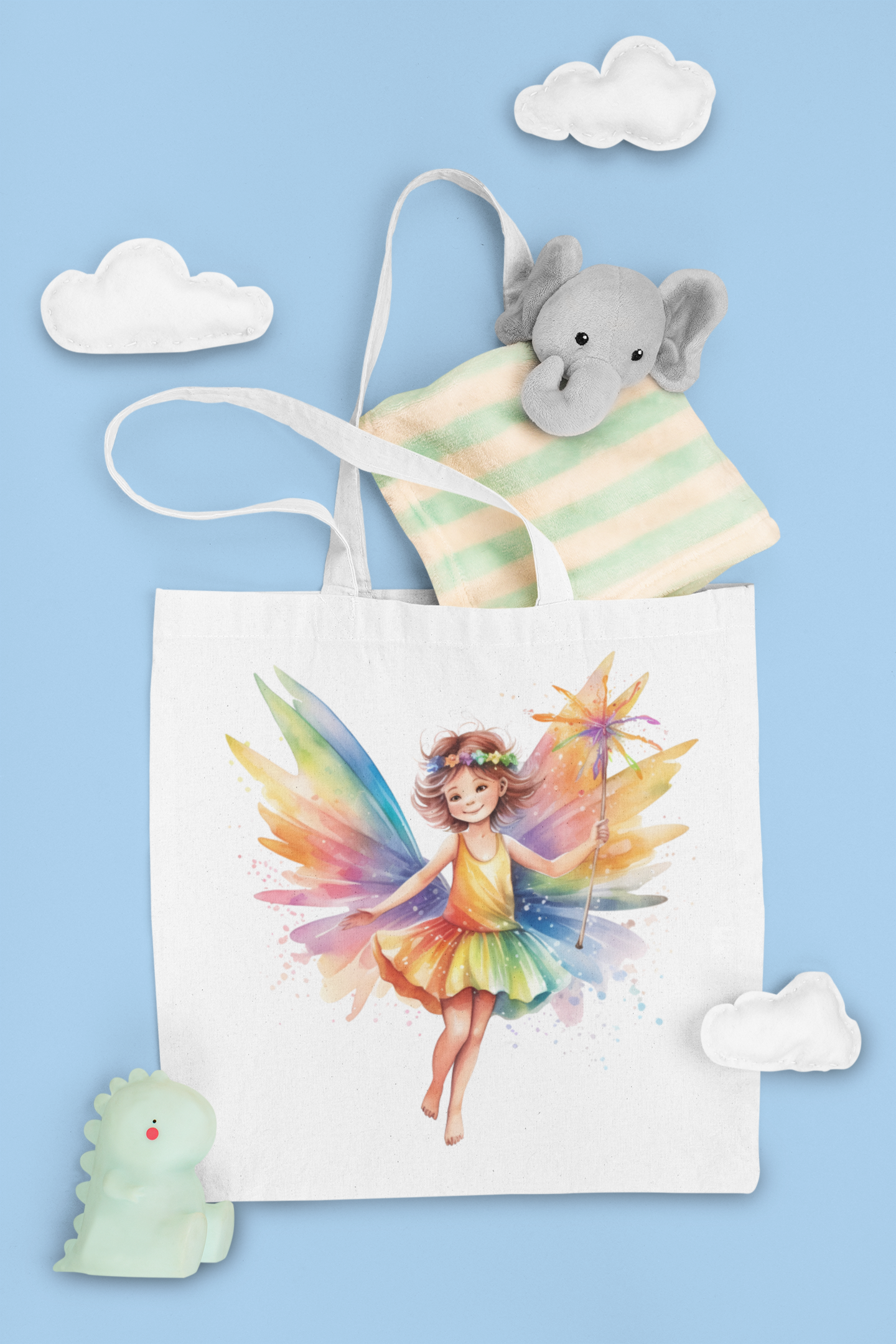 Rainbow Fairies Clipart - CraftNest