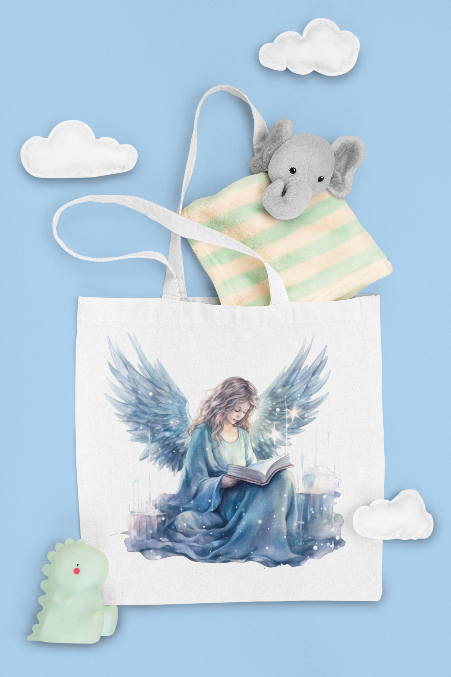 Reading Angels Clipart - CraftNest