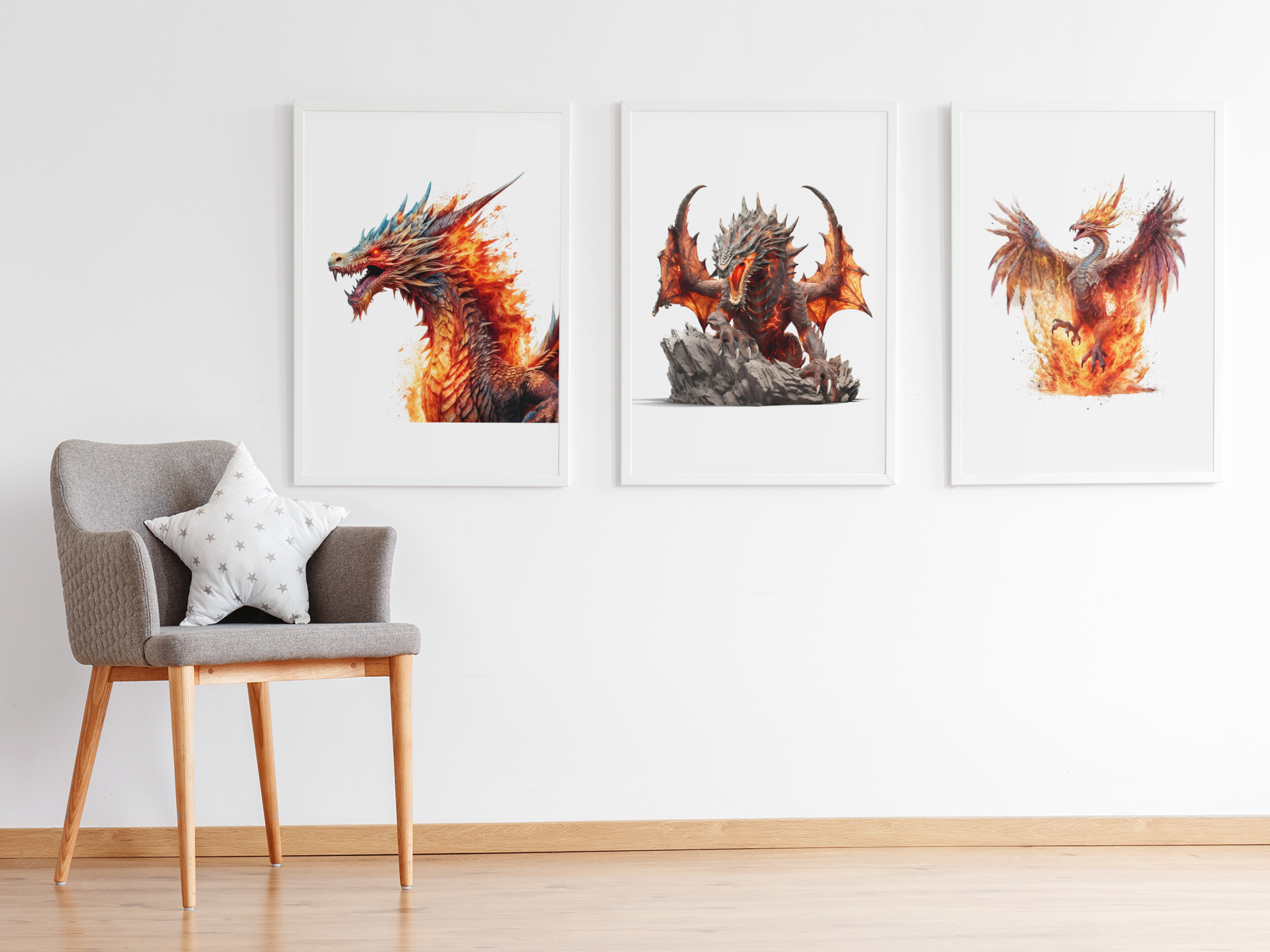 Ultra-Realistic Dragon Clipart - CraftNest