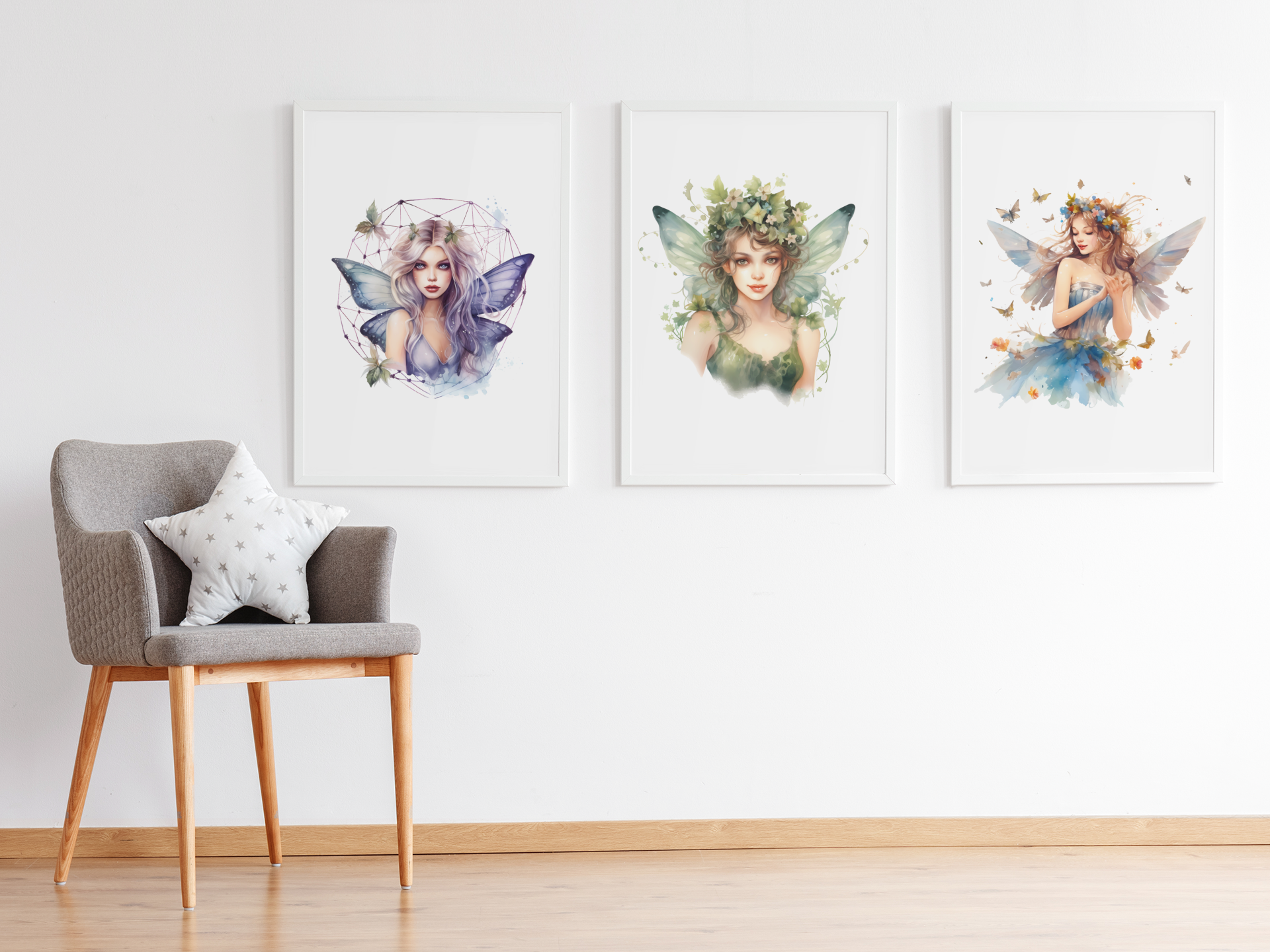 Fairy Portraits Clipart - CraftNest