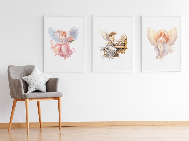 Rococo Angels Clipart - CraftNest