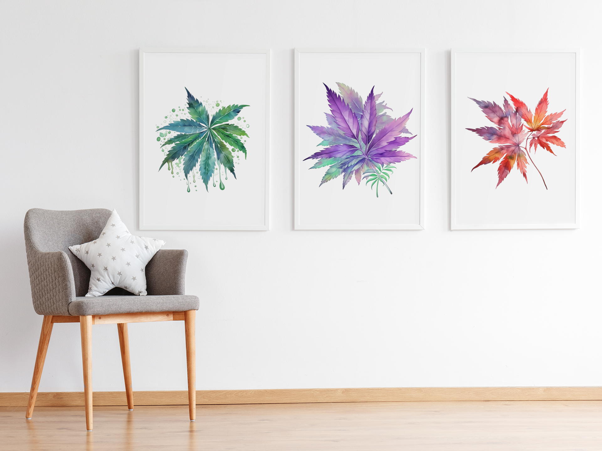 Cannabis Leaves Clipart - CraftNest