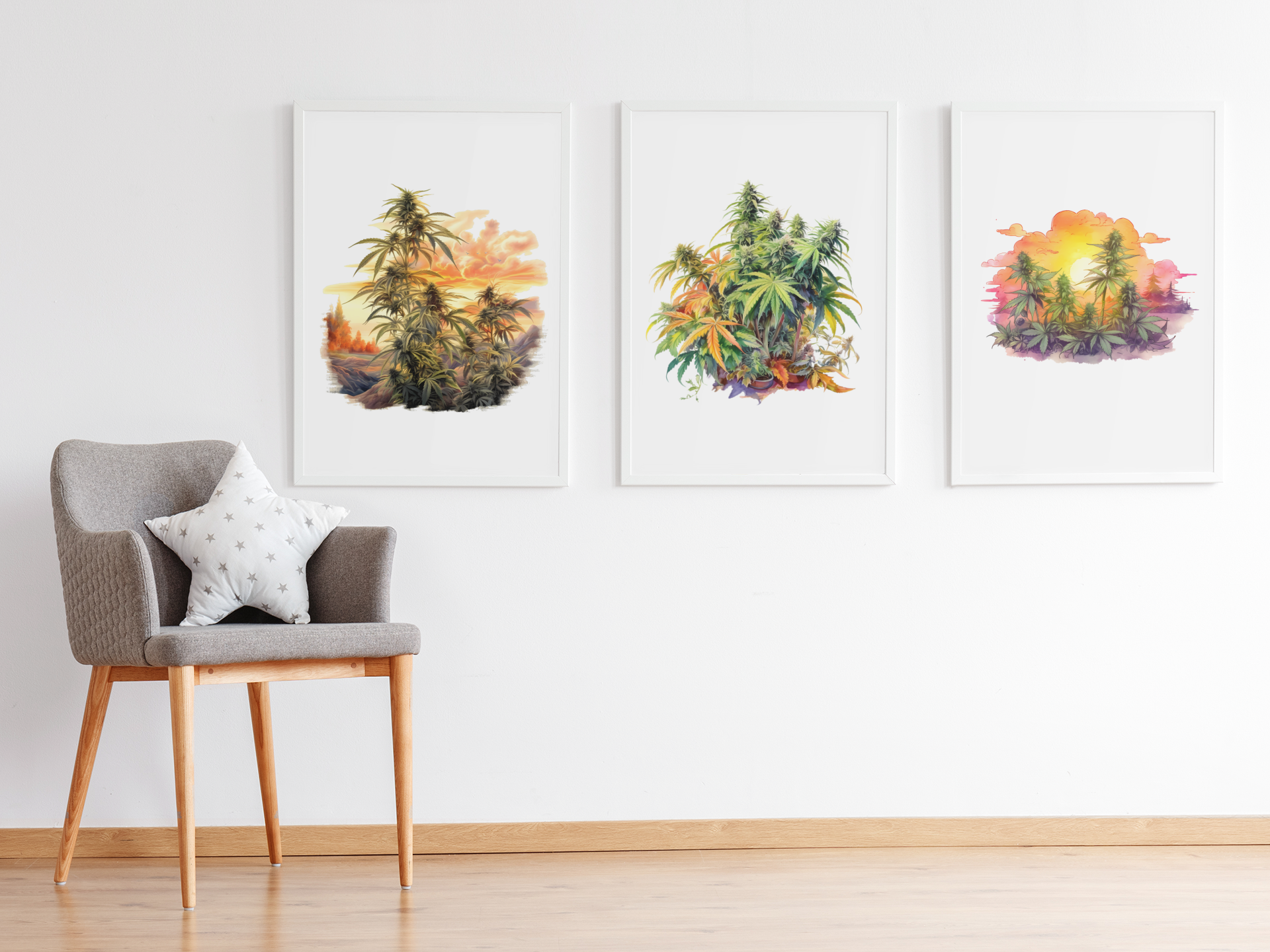 Cannabis Plants Clipart - CraftNest