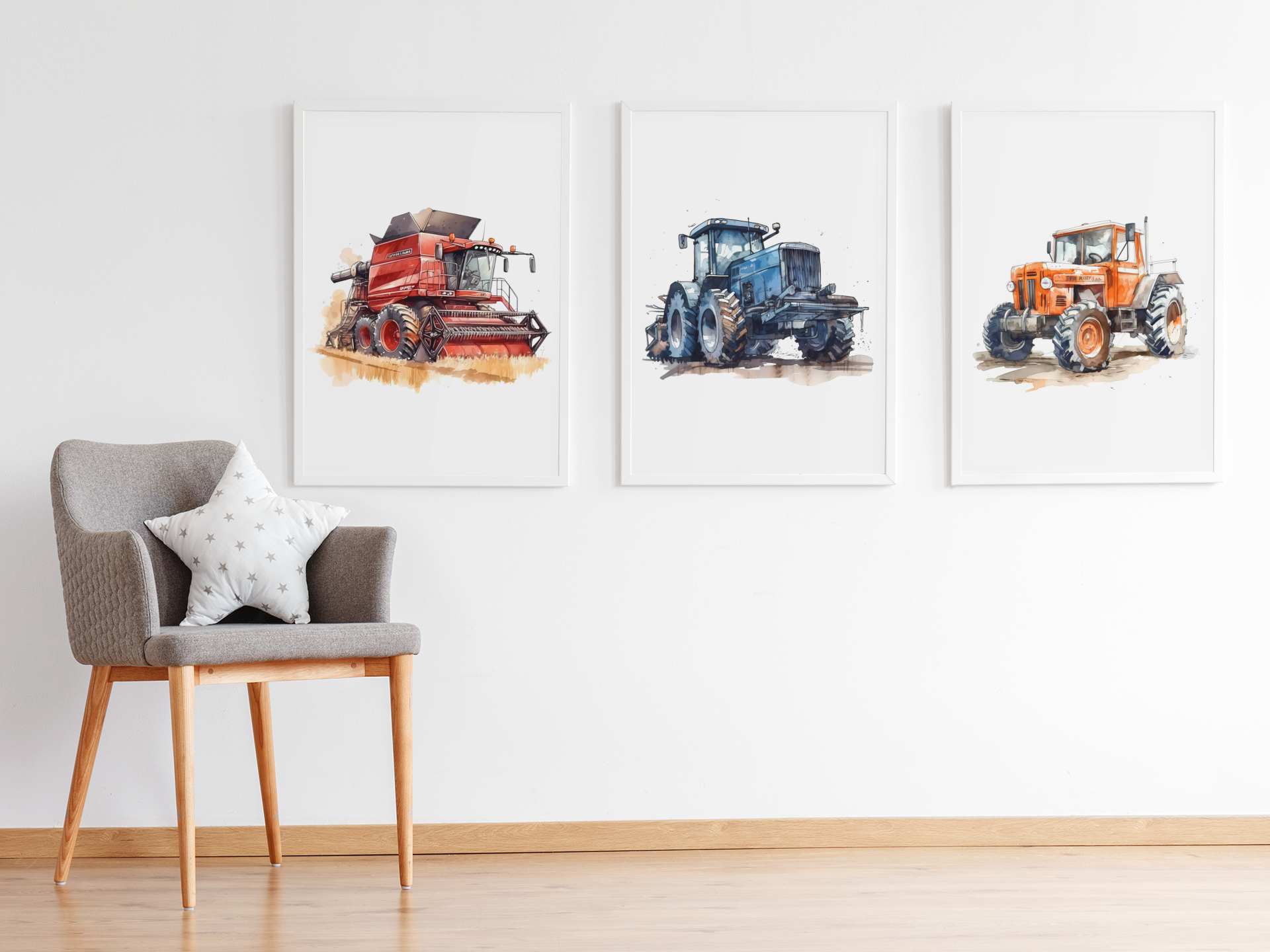 Farmer Tractors Clipart - CraftNest