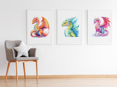 Rainbow Dragon Clipart - CraftNest