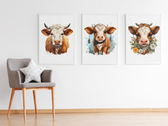 Cute Cows Clipart - CraftNest