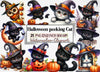 Halloween Cat Clipart Bundle