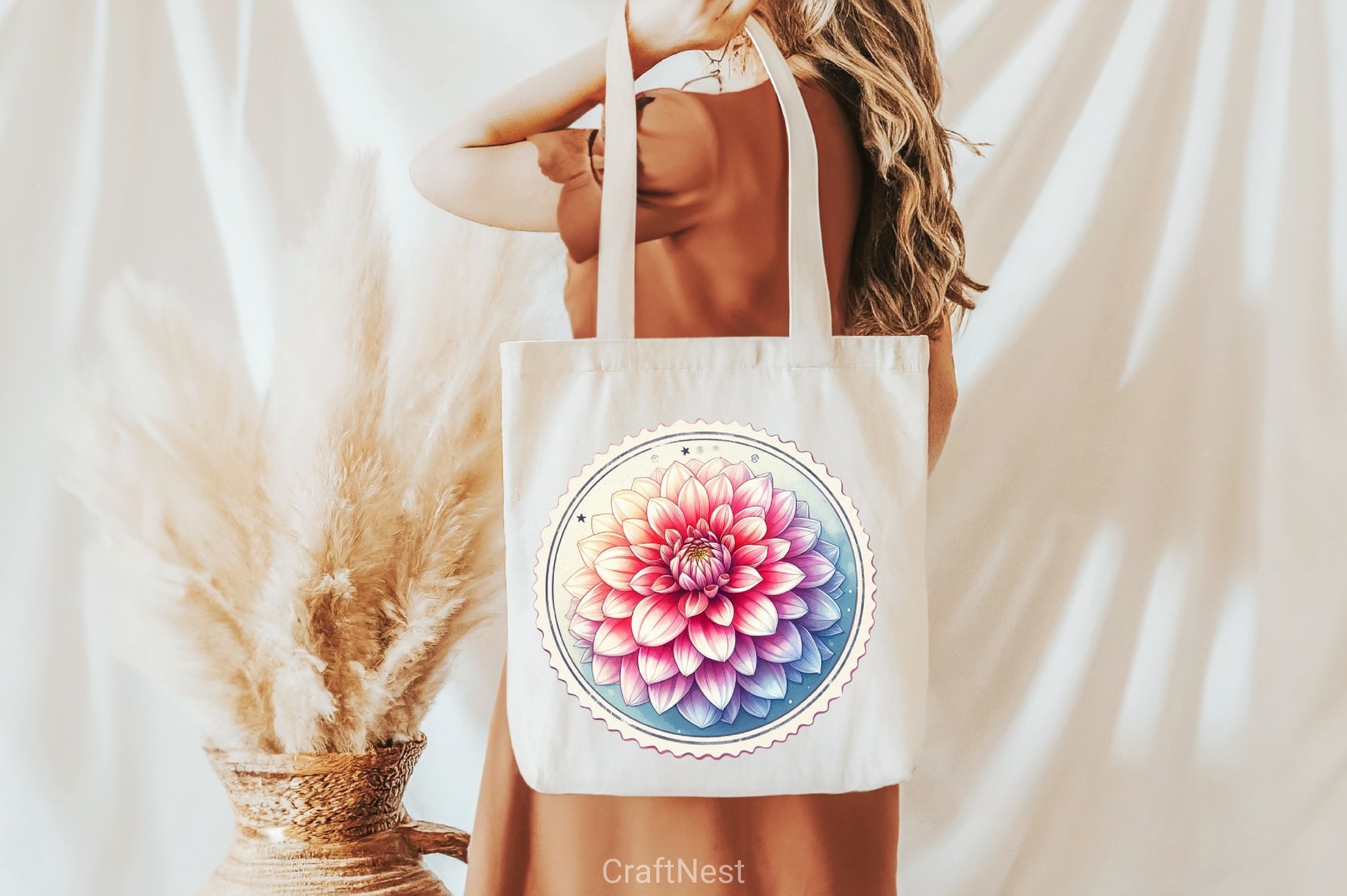 Vintage Chrysanthemums Stamps Clipart Bundle - CraftNest - Digital Crafting and Art