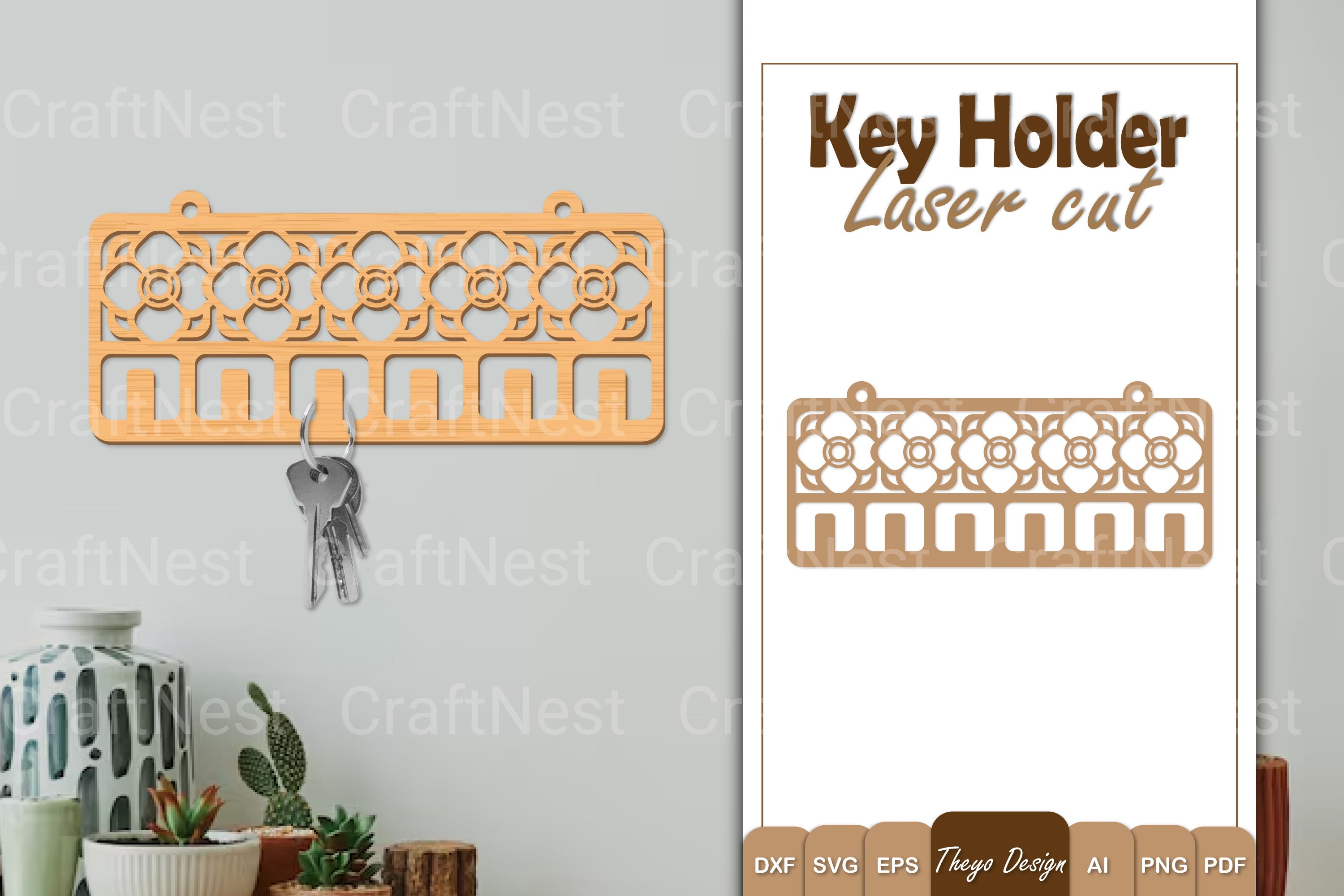 Key Holder SVG Bundle