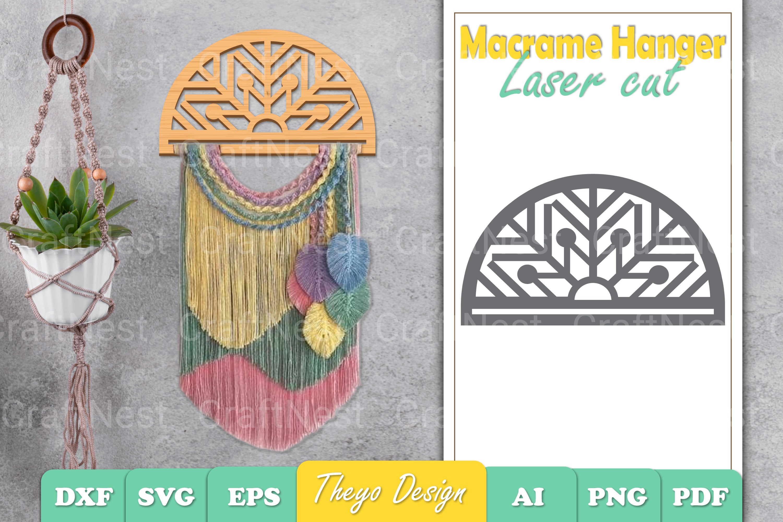 Macrame Snowflake SVG Bundle