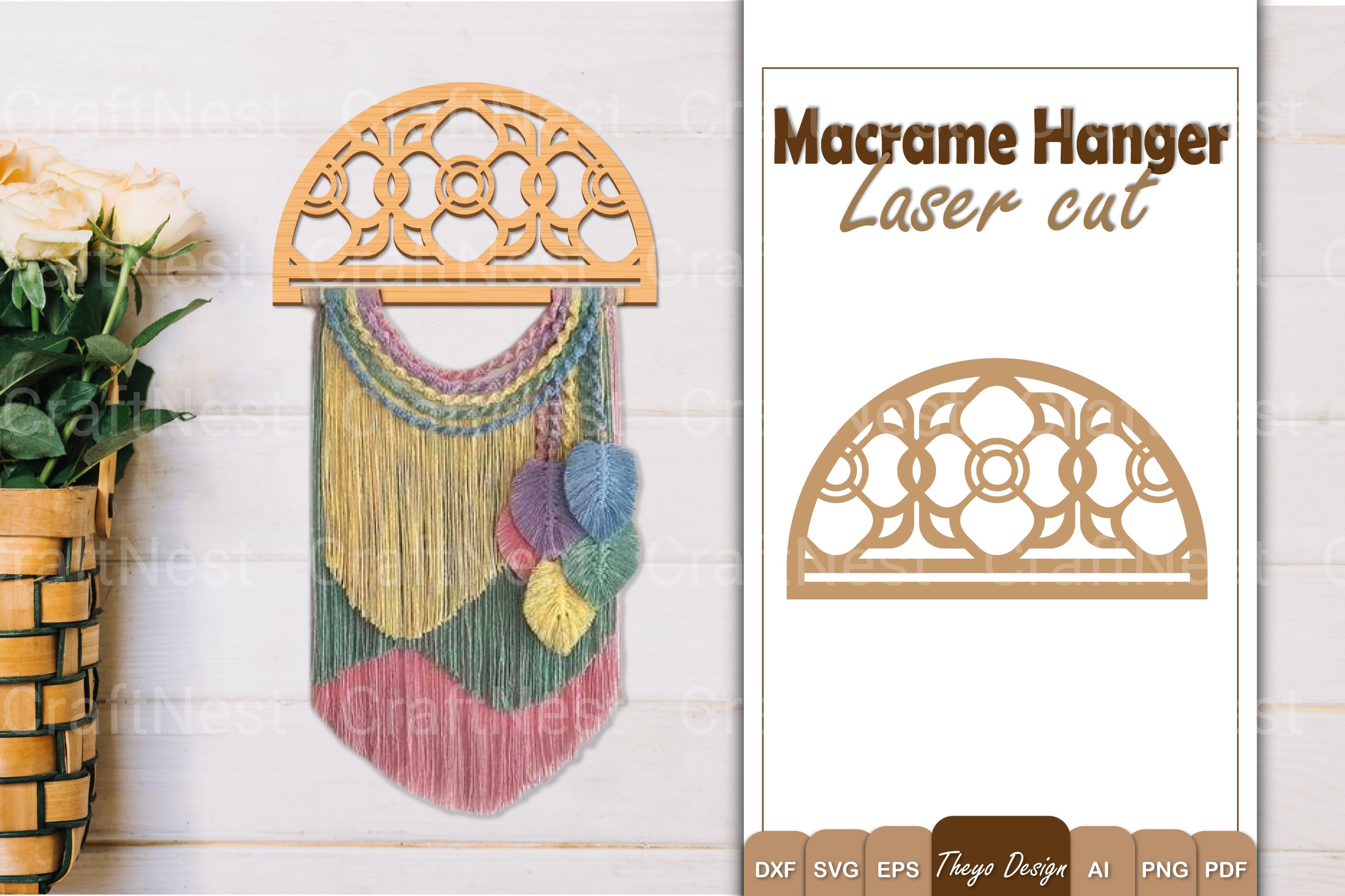 Macrame Flower SVG Bundle