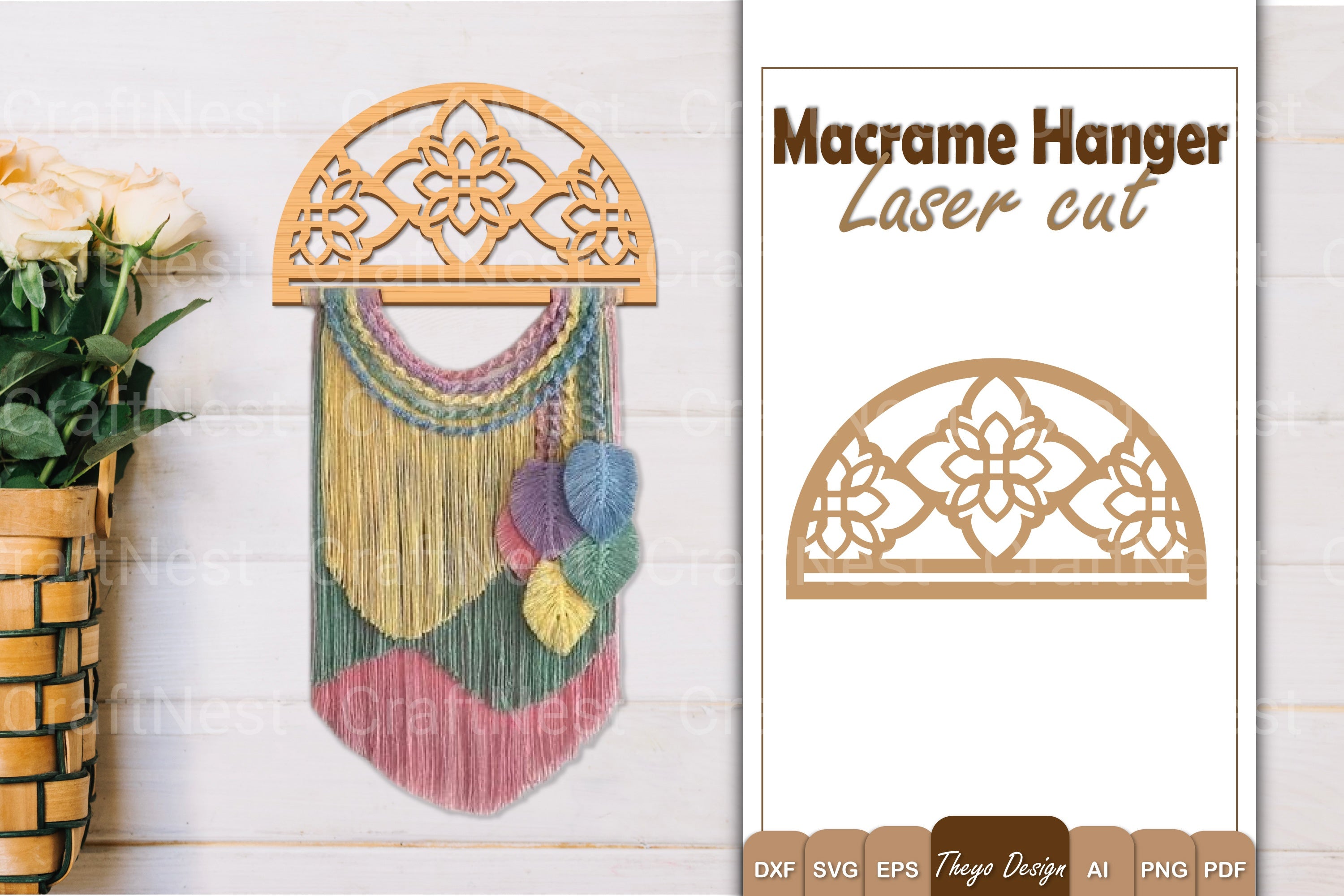 Macrame Flower SVG Bundle