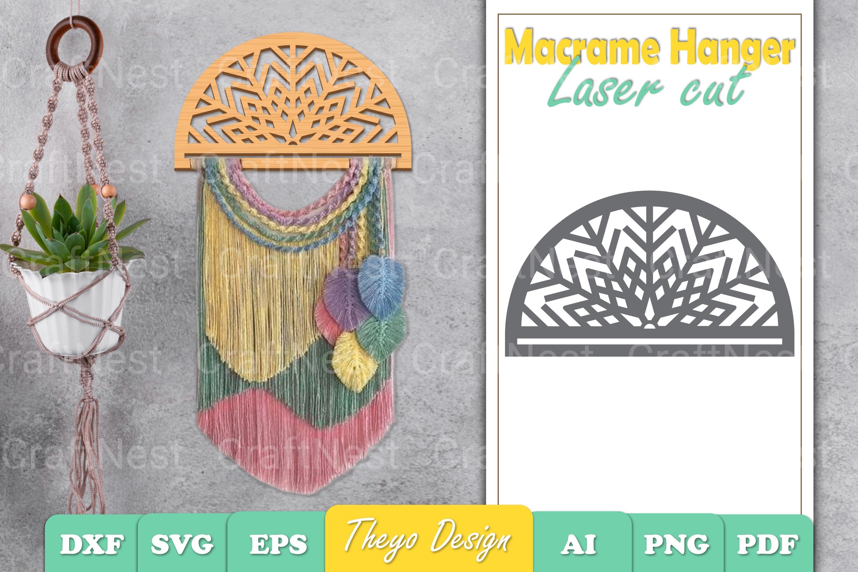 Macrame Snowflake SVG Bundle