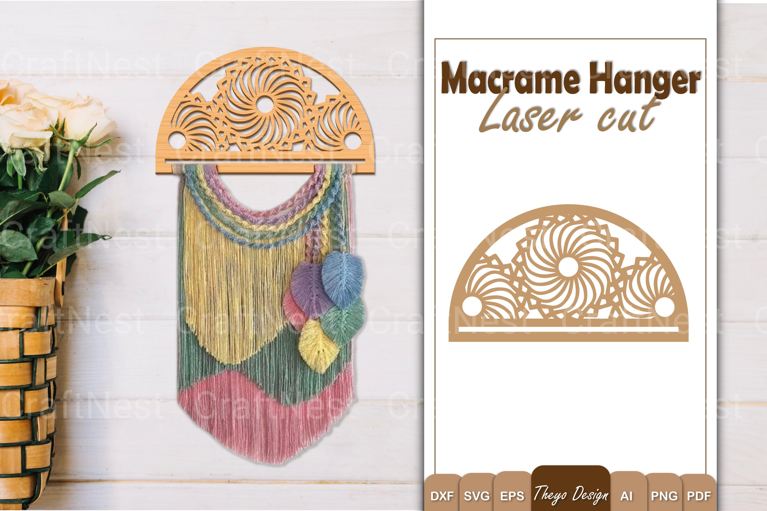 Macrame Flower SVG Bundle