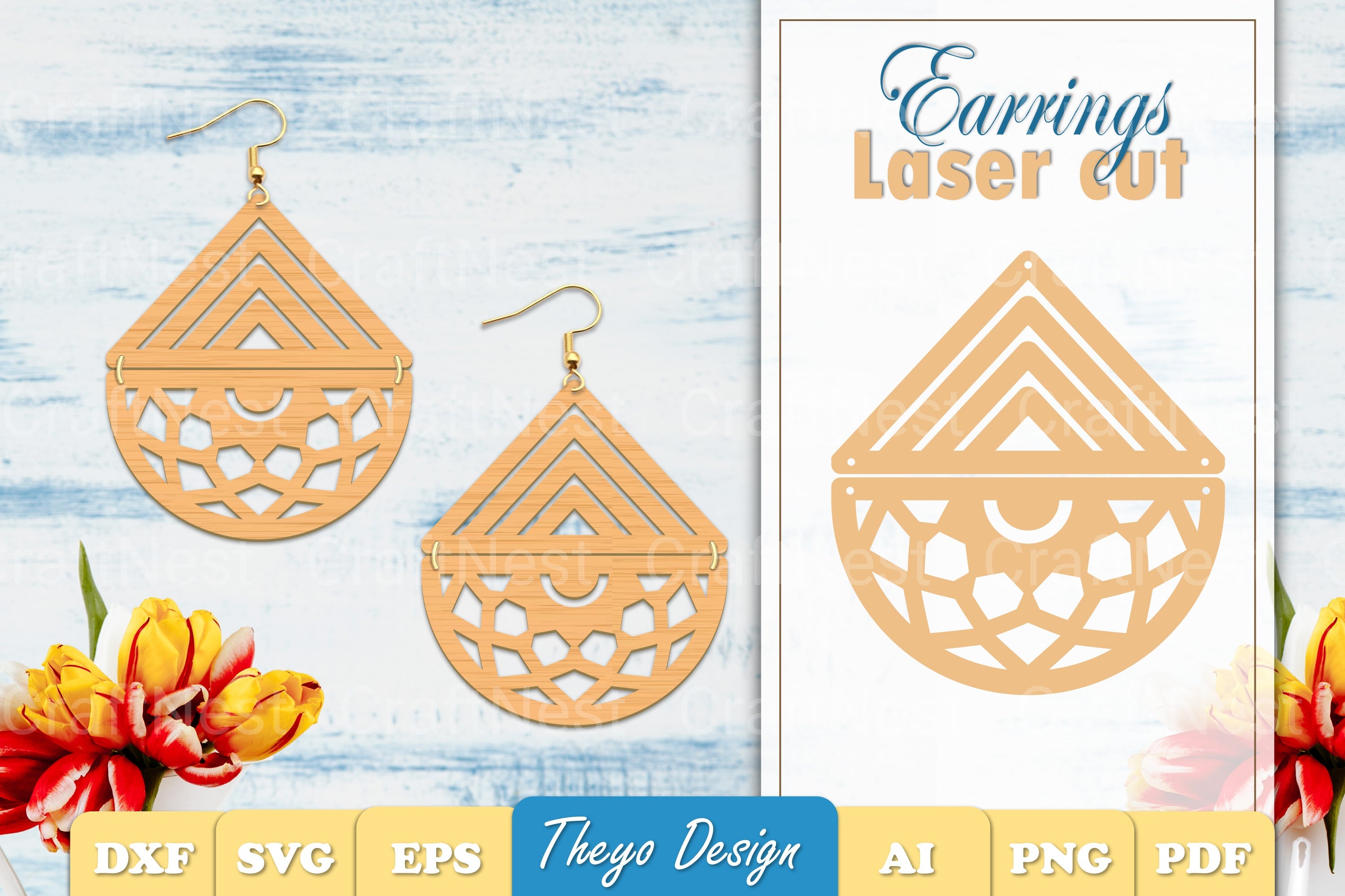 Earrings Mandala SVG Bundle