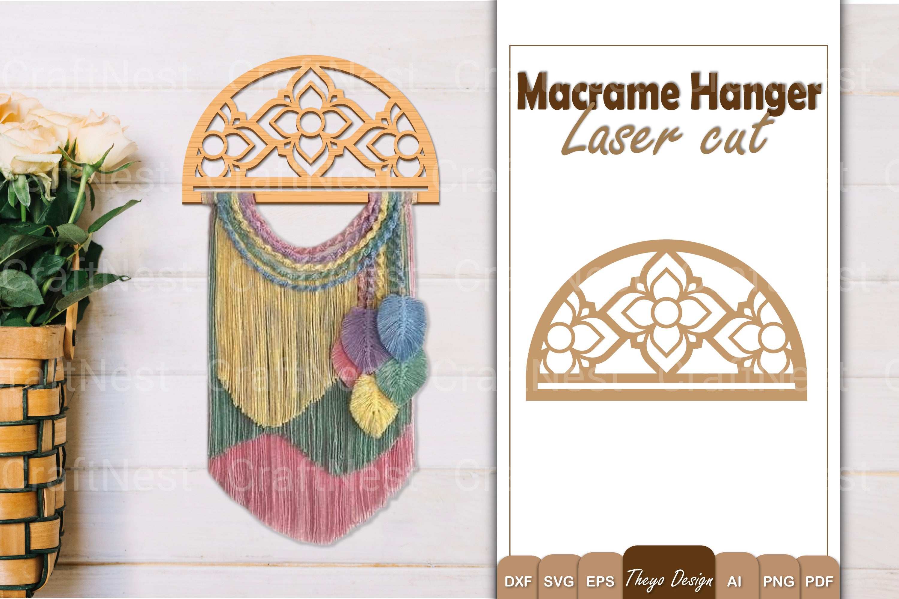 Macrame Flower SVG Bundle
