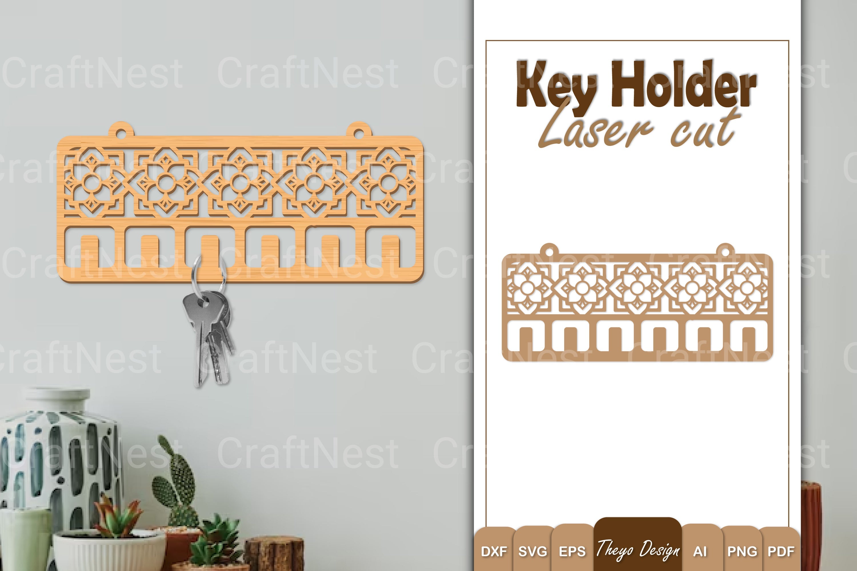 Key Holder SVG Bundle
