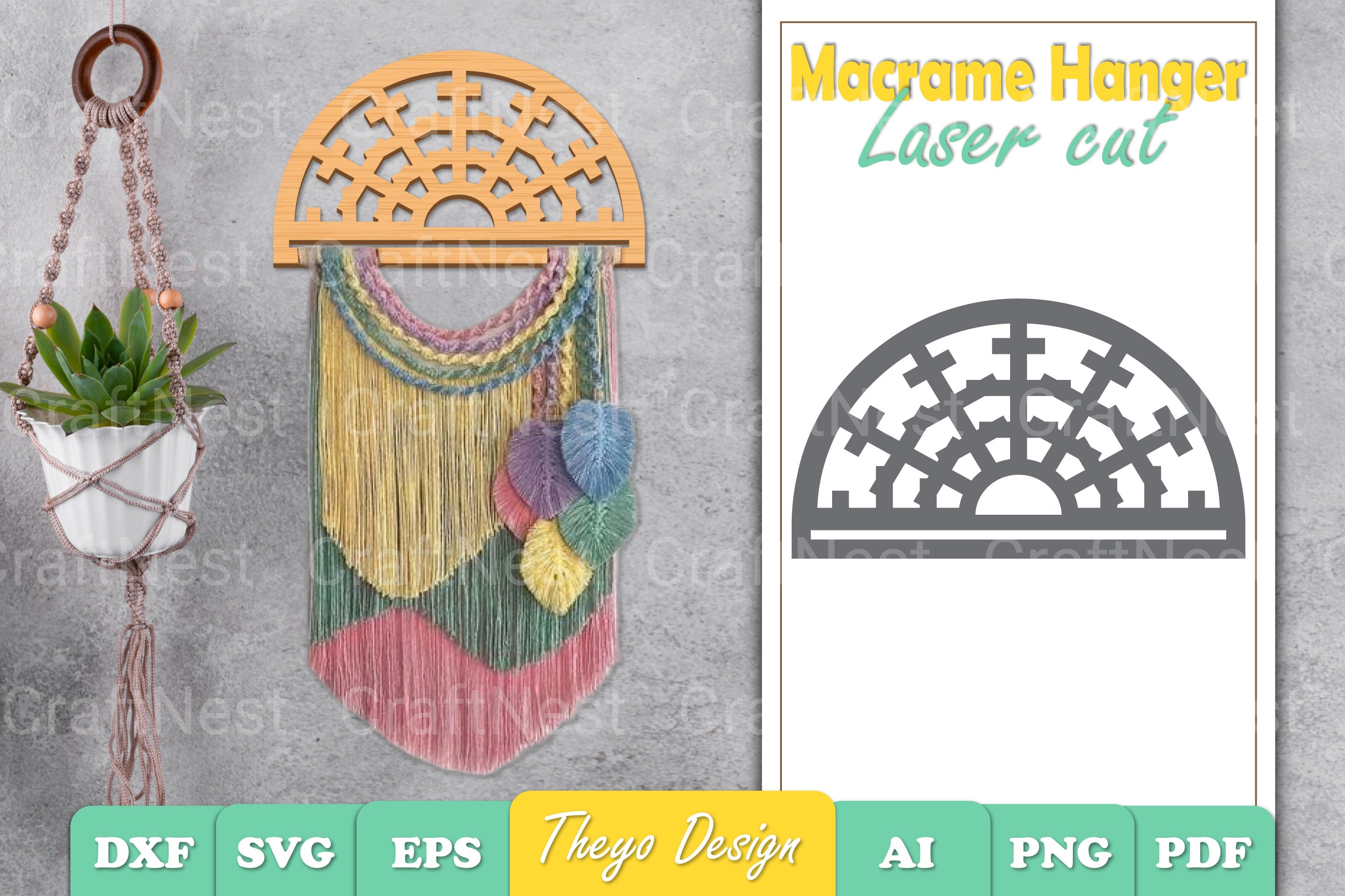 Macrame Snowflake SVG Bundle