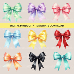 Hair Bows Solid Clipart Bundle - CraftNest - Digital Crafting and Art