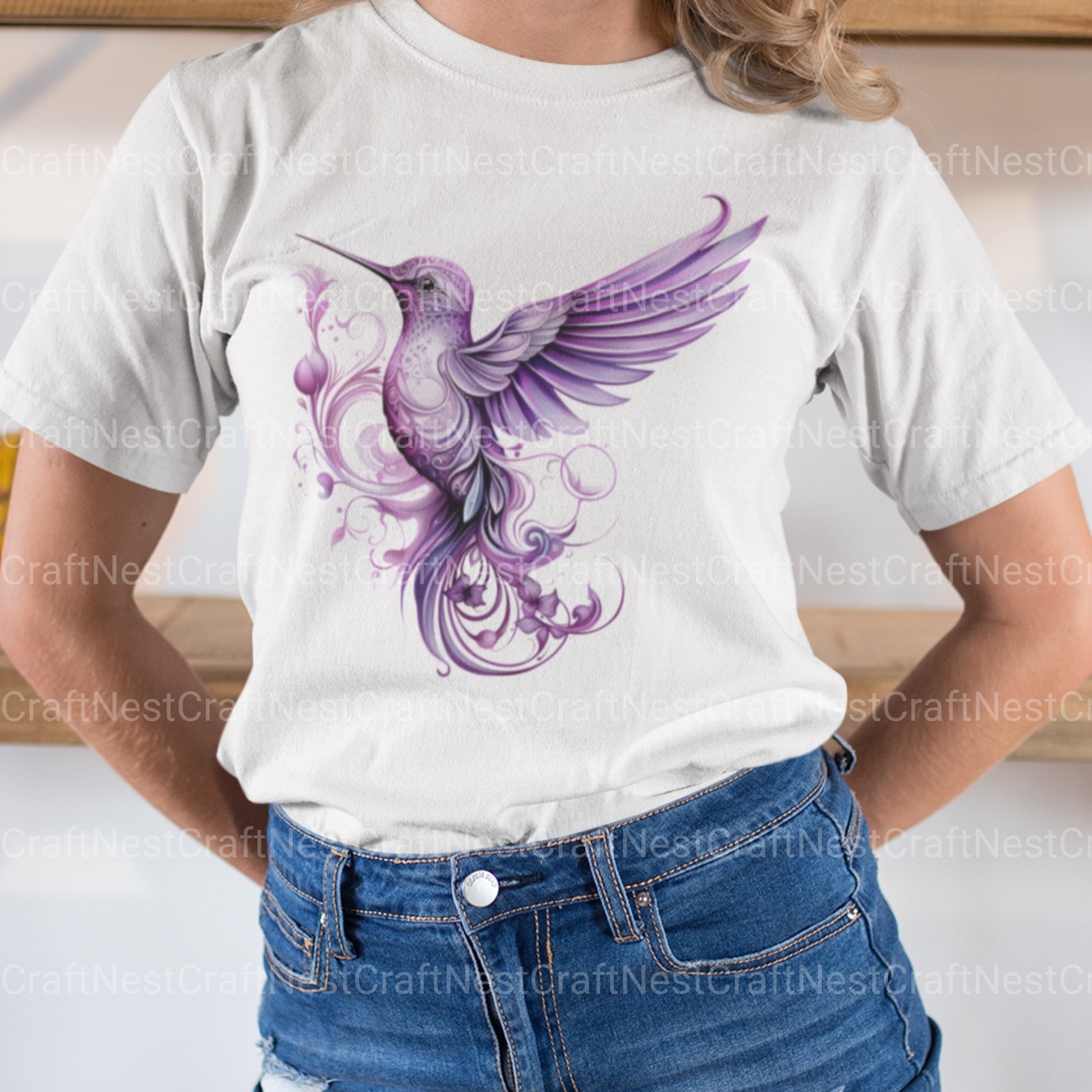 Gothic Hummingbirds Clipart Bundle - CraftNest - Digital Crafting and Art