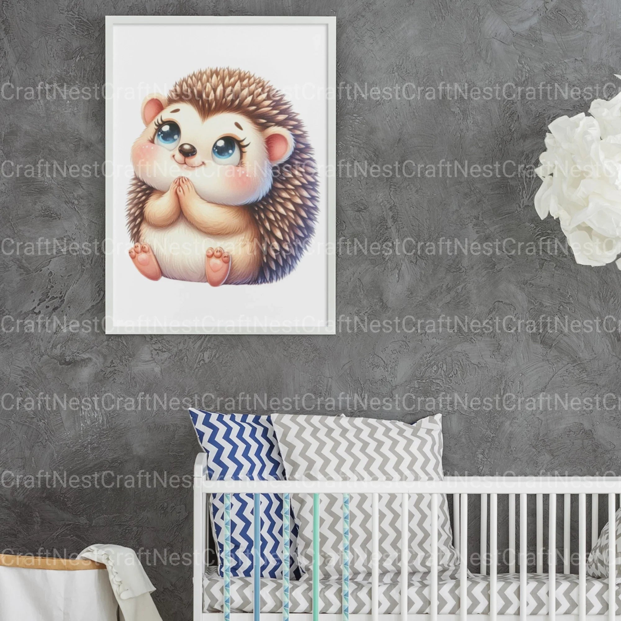 Little Hedgehog Clipart Bundle - CraftNest - Digital Crafting and Art