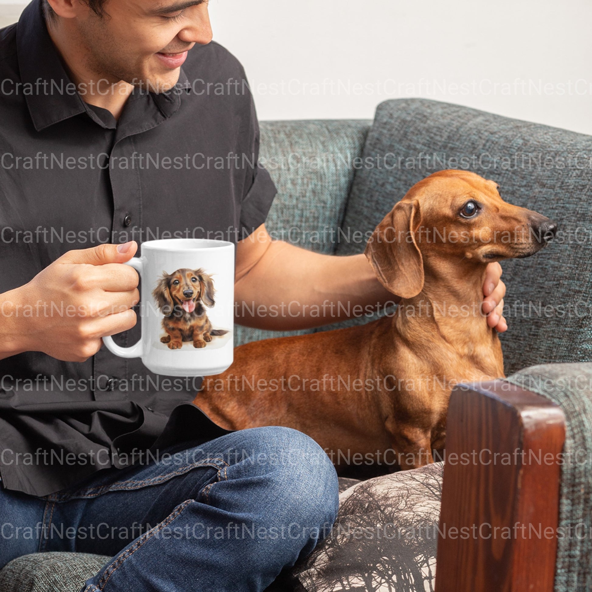 Dachshund Puppies Clipart Bundle - CraftNest - Digital Crafting and Art