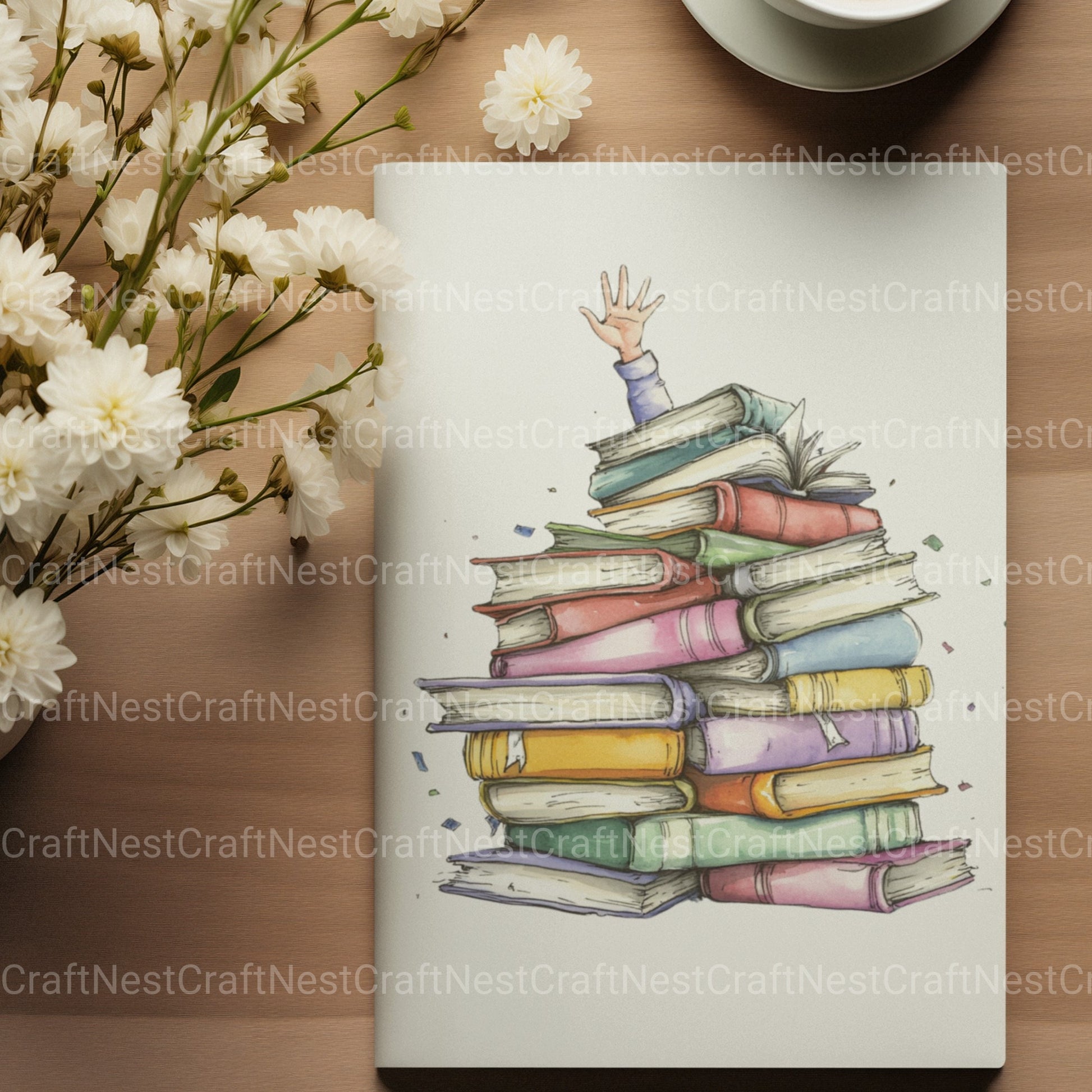 Books Clipart Bundle 3 - CraftNest - Digital Crafting and Art