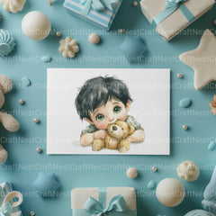 Cute Little Boys Clipart Bundle - CraftNest - Digital Crafting and Art