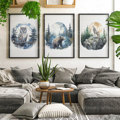 Forest Moon Nature Clipart Bundle - CraftNest - Digital Crafting and Art