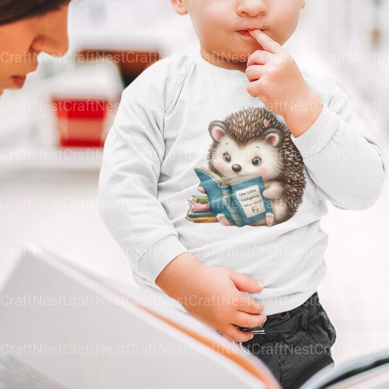 Little Hedgehog Clipart Bundle - CraftNest - Digital Crafting and Art