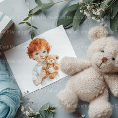 Cute Little Boys Clipart Bundle - CraftNest - Digital Crafting and Art