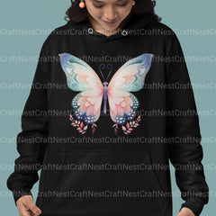 Boho Butterflies Clipart Bundle - CraftNest - Digital Crafting and Art