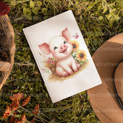 Cute Pigs Clipart Bundle - CraftNest - Digital Crafting and Art