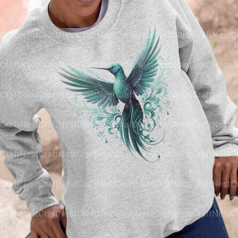 Gothic Hummingbirds Clipart Bundle - CraftNest - Digital Crafting and Art