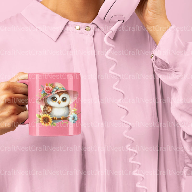 Cute Owls Clipart Bundle - CraftNest - Digital Crafting and Art