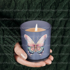 Boho Butterflies Clipart Bundle - CraftNest - Digital Crafting and Art