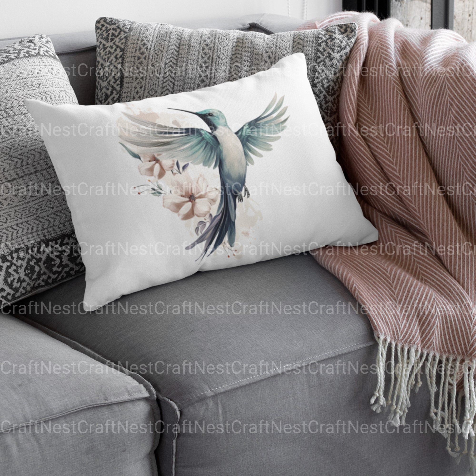 Gothic Hummingbirds Clipart Bundle - CraftNest - Digital Crafting and Art