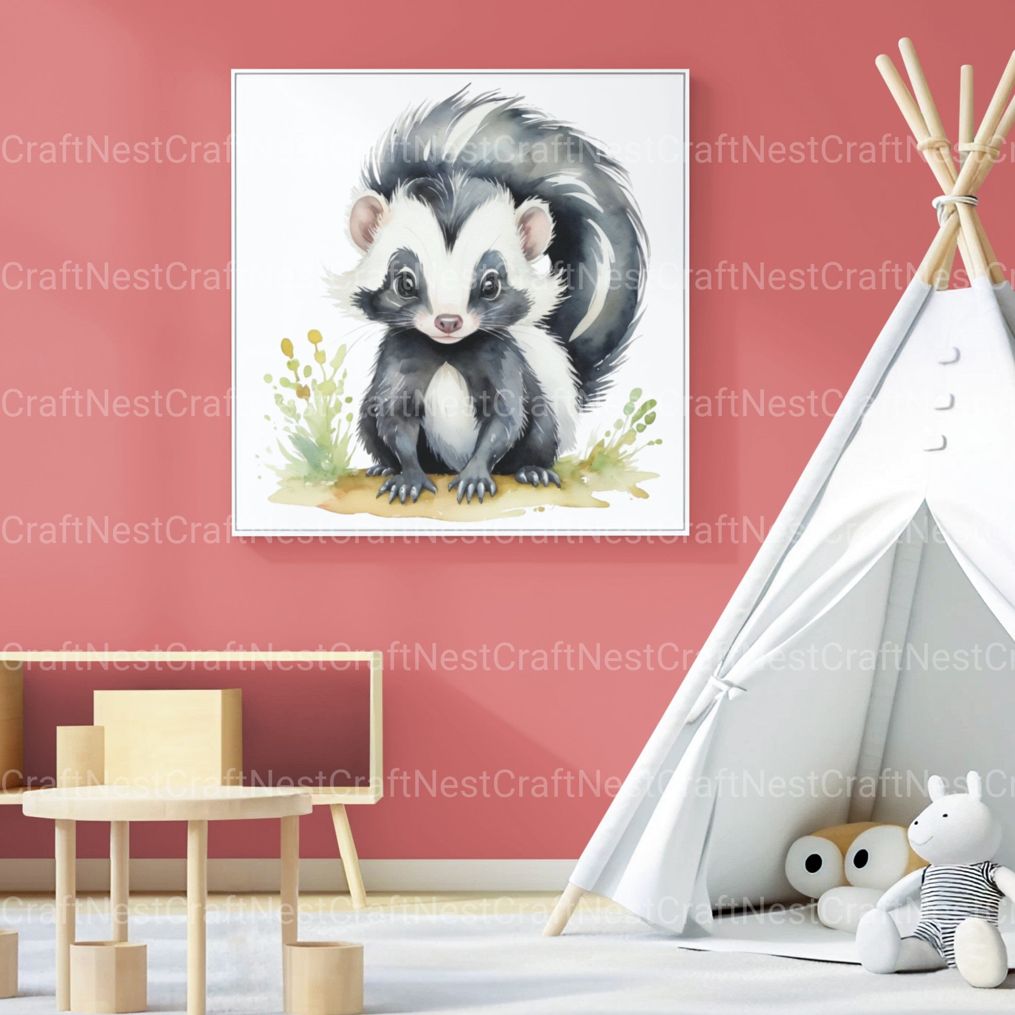 Cute Nursery Animals Clipart Bundle - CraftNest - Digital Crafting and Art