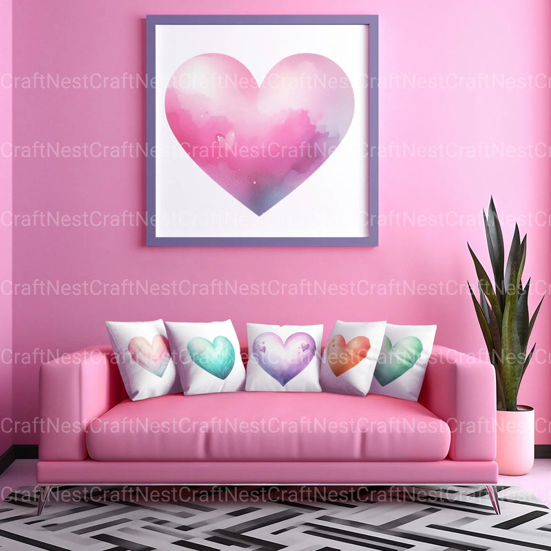 Hearts 1 Clipart Bundle - CraftNest - Digital Crafting and Art