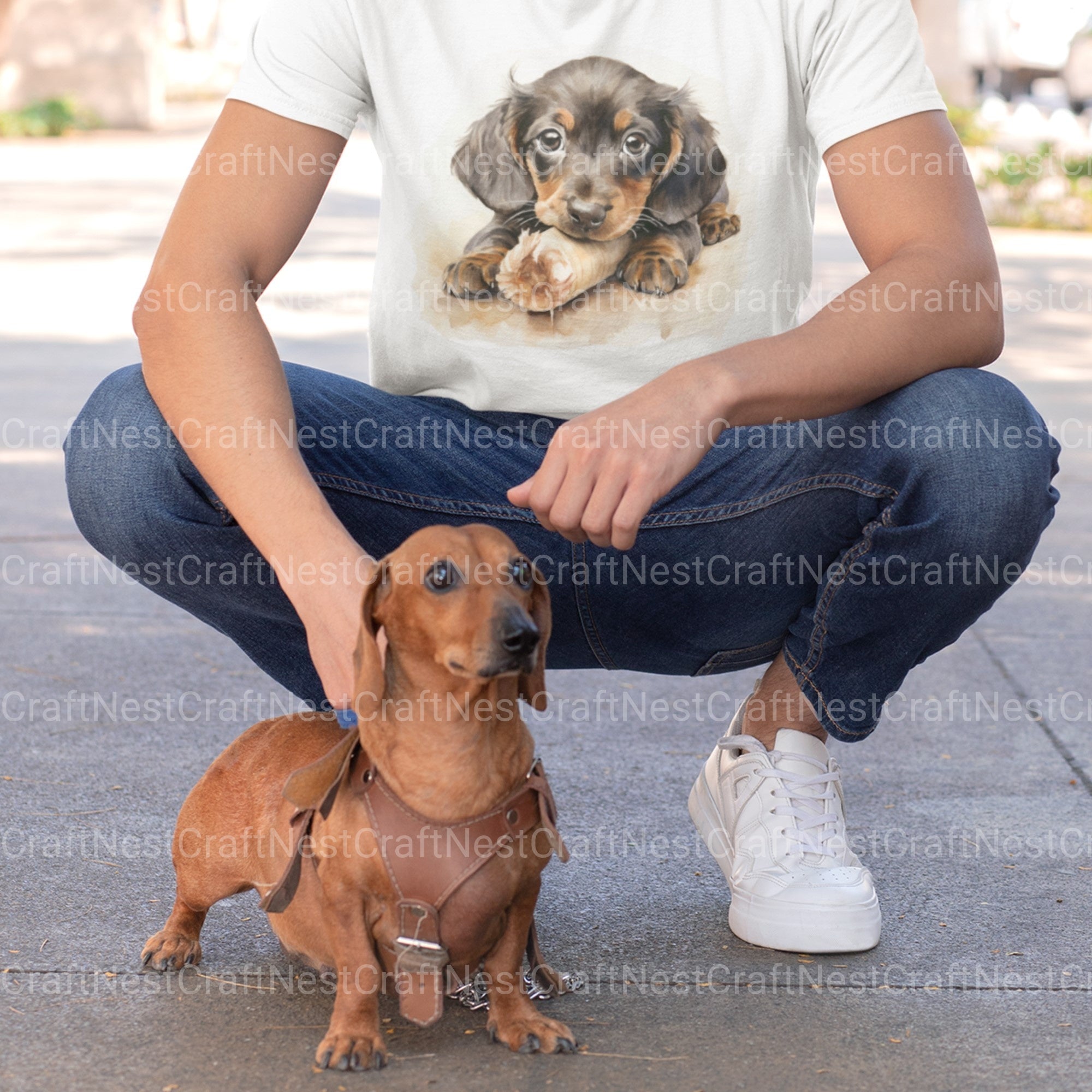 Dachshund Puppies Clipart Bundle - CraftNest - Digital Crafting and Art