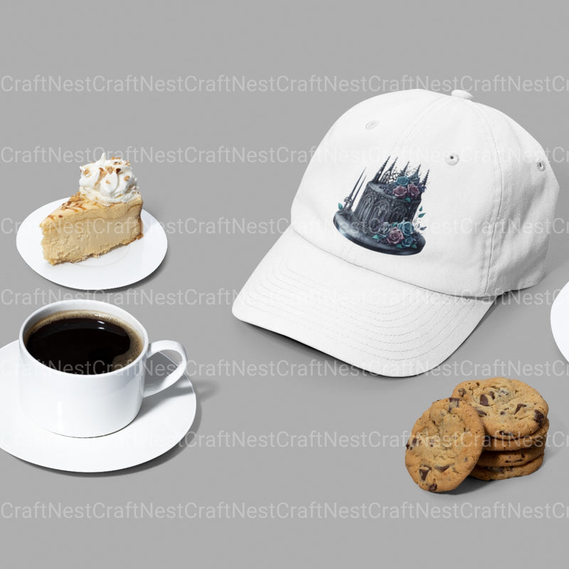 Gothic Cakes Clipart Bundle - CraftNest - Digital Crafting and Art