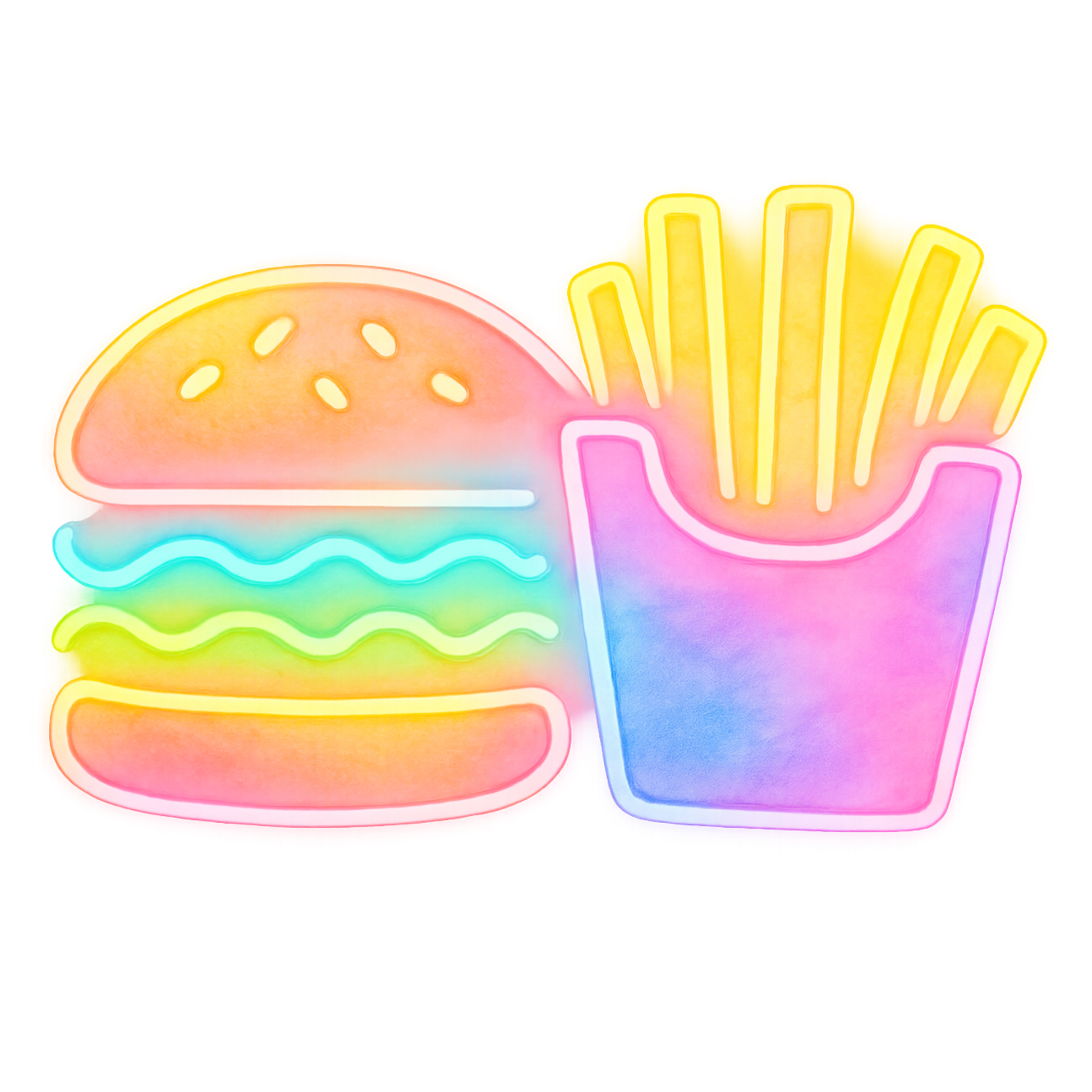 Neon Retro 2 Clipart Bundle 2 - CraftNest - Digital Crafting and Art