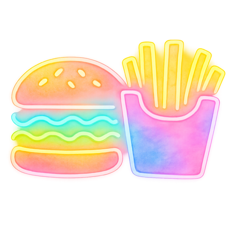 Neon Retro 2 Clipart Bundle 2 - CraftNest - Digital Crafting and Art